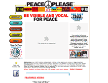 Tablet Screenshot of peaceplease.com